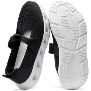 image:imageBOSTANTEN Comfortable Mary Jane Sneakers for Women  Lightweight amp Breathable Slip On Casual Shoes 2026 Wide Toe Box Cushioned Sole for AllDay WalkingWorkBlack