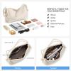 image:imageBOSTANTEN Shoulder Bag for Women Pebbled Vegan Leather Purses Soft Hobo Handbag Supple Bag for Travel WorkBeige
