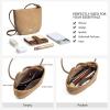 image:imageBOSTANTEN Small Crossbody Bags for Women Faux Suede Cross Body Purse with Adjustable Knotted Strap for DailyApricot
