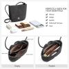 image:imageBOSTANTEN Small Crossbody Bags for Women Faux Suede Cross Body Purse with Adjustable Knotted Strap for DailyDark Grey