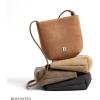 image:imageBOSTANTEN Small Crossbody Bags for Women Faux Suede Cross Body Purse with Adjustable Knotted Strap for DailyDark Grey