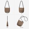 image:imageBOSTANTEN Small Crossbody Bags for Women Faux Suede Cross Body Purse with Adjustable Knotted Strap for DailyLight Grey
