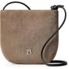 image:imageBOSTANTEN Small Crossbody Bags for Women Faux Suede Cross Body Purse with Adjustable Knotted Strap for DailyLight Grey