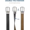 image:imageBOSTANTEN Belt Men Leather Reversible Belts for Men 1 38 for Casual Golf Dress Pants TwoinOne Belt Gift007fashionblackBrown