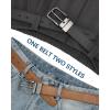 image:imageBOSTANTEN Belt Men Leather Reversible Belts for Men 1 38 for Casual Golf Dress Pants TwoinOne Belt Gift008verticalblackBrown