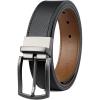 image:imageBOSTANTEN Belt Men Leather Reversible Belts for Men 1 38 for Casual Golf Dress Pants TwoinOne Belt Gift008verticalblackBrown