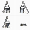 image:imageBOSTANTEN Clear Bag for Stadium Events Clear Fanny Pack with Adjustable Strap Durable SeeThrough Crossbody Purse for Sports Concerts Travel Theme Parks amp Daily OutingsWhiteBlack