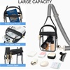 image:imageBOSTANTEN Clear Bag for Stadium Events Clear Fanny Pack with Adjustable Strap Durable SeeThrough Crossbody Purse for Sports Concerts Travel Theme Parks amp Daily OutingsWhiteBlack