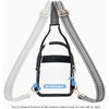 image:imageBOSTANTEN Clear Bag for Stadium Events Clear Fanny Pack with Adjustable Strap Durable SeeThrough Crossbody Purse for Sports Concerts Travel Theme Parks amp Daily OutingsWhiteBlack