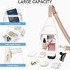 image:imageBOSTANTEN Clear Bag for Stadium Events Clear Fanny Pack with Adjustable Strap Durable SeeThrough Crossbody Purse for Sports Concerts Travel Theme Parks amp Daily OutingsWhiteWhite
