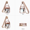 image:imageBOSTANTEN Clear Bag for Stadium Events Clear Fanny Pack with Adjustable Strap Durable SeeThrough Crossbody Purse for Sports Concerts Travel Theme Parks amp Daily OutingsWhiteBrown
