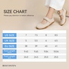 image:imageBOSTANTEN Comfortable Mary Jane Sneakers for Women  Slip On Casual Shoes with Soft Sole amp Breathable Mesh Ideal for AllDay Walking Work and TravelBeige