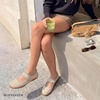 image:imageBOSTANTEN Comfortable Mary Jane Sneakers for Women  Slip On Casual Shoes with Soft Sole amp Breathable Mesh Ideal for AllDay Walking Work and TravelBeige