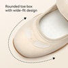 image:imageBOSTANTEN Comfortable Mary Jane Sneakers for Women  Slip On Casual Shoes with Soft Sole amp Breathable Mesh Ideal for AllDay Walking Work and TravelBeige