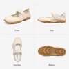 image:imageBOSTANTEN Comfortable Mary Jane Sneakers for Women  Slip On Casual Shoes with Soft Sole amp Breathable Mesh Ideal for AllDay Walking Work and TravelBeige