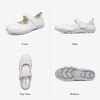 image:imageBOSTANTEN Comfortable Mary Jane Sneakers for Women  Slip On Casual Shoes with Soft Sole amp Breathable Mesh Ideal for AllDay Walking Work and TravelLight Grey