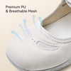 image:imageBOSTANTEN Comfortable Mary Jane Sneakers for Women  Slip On Casual Shoes with Soft Sole amp Breathable Mesh Ideal for AllDay Walking Work and TravelLight Grey