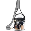 image:imageBOSTANTEN Clear Bag for Stadium Events Clear Fanny Pack with Adjustable Strap Durable SeeThrough Crossbody Purse for Sports Concerts Travel Theme Parks amp Daily OutingsWhiteBlack