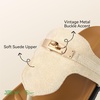 image:imageBOSTANTEN Thong Sandals for Women Comfortable Slip On Sandals with Suede Upper amp Cushioned Soft Footbed for Casual Walking Summer Beach amp Daily WearBeige