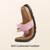 image:imageBOSTANTEN Thong Sandals for Women Comfortable Slip On Sandals with Suede Upper amp Cushioned Soft Footbed for Casual Walking Summer Beach amp Daily WearPink