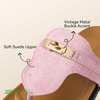 image:imageBOSTANTEN Thong Sandals for Women Comfortable Slip On Sandals with Suede Upper amp Cushioned Soft Footbed for Casual Walking Summer Beach amp Daily WearPink