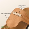 image:imageBOSTANTEN Thong Sandals for Women Comfortable Slip On Sandals with Suede Upper amp Cushioned Soft Footbed for Casual Walking Summer Beach amp Daily WearBrown