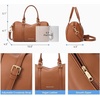 image:imageBOSTANTEN Crossbody Purse for Women Vegan Leather Satchel Bag Top Handle Shoulder Handbag for Daily TravelBrown