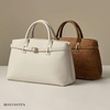 image:imageBOSTANTEN Satchel Bags for Women Vegan Leather Designer Tote Bag Handbag Trendy Top Handle Purse with Removable StrapBrown