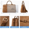 image:imageBOSTANTEN Satchel Bags for Women Vegan Leather Designer Tote Bag Handbag Trendy Top Handle Purse with Removable StrapBrown