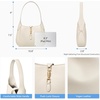 image:imageBOSTANTEN Shoulder Bag Lightweight Vegan Leather Purses for Women Designer Handbag Trendy TopHandle BagBeige