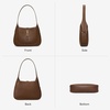 image:imageBOSTANTEN Shoulder Bag Lightweight Vegan Leather Purses for Women Designer Handbag Trendy TopHandle BagCoffee