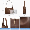 image:imageBOSTANTEN Shoulder Bag Lightweight Vegan Leather Purses for Women Designer Handbag Trendy TopHandle BagCoffee