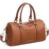 image:imageBOSTANTEN Crossbody Purse for Women Vegan Leather Satchel Bag Top Handle Shoulder Handbag for Daily TravelBrown