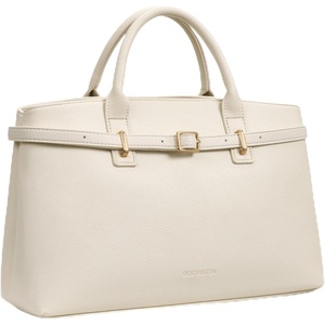 image:imageBOSTANTEN Satchel Bags for Women Vegan Leather Designer Tote Bag Handbag Trendy Top Handle Purse with Removable StrapWhite