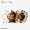 image:imageBOSTANTEN Mini Tote for Women Crossbody Bag with Adjustable Strap Top Handle Summer Purse for Everyday UseA01brown With Black