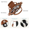 image:imageBOSTANTEN Mini Tote for Women Crossbody Bag with Adjustable Strap Top Handle Summer Purse for Everyday UseA02black With Brown