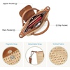 image:imageBOSTANTEN Mini Tote for Women Crossbody Bag with Adjustable Strap Top Handle Summer Purse for Everyday UseBrown