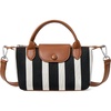image:imageBOSTANTEN Mini Tote for Women Crossbody Bag with Adjustable Strap Top Handle Summer Purse for Everyday UseA02black With Brown