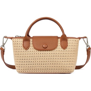 image:imageBOSTANTEN Mini Tote for Women Crossbody Bag with Adjustable Strap Top Handle Summer Purse for Everyday UseBrown