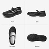image:imageBOSTANTEN Mary Jane Sneakers Ballet Flats Breathable Mesh Cushioned Sole  Lightweight Mesh Design Comfortable Cushioning Insole for Allday Walking Antislip Outsole Cute Mary Jane amp Ballet StyleBlack