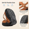 image:imageBOSTANTEN Mary Jane Sneakers Ballet Flats Breathable Mesh Cushioned Sole  Lightweight Mesh Design Comfortable Cushioning Insole for Allday Walking Antislip Outsole Cute Mary Jane amp Ballet StyleBrown
