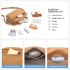 image:imageBOSTANTEN Small Crossbody Bag for Women RFID Vegan Leather Purse  Soft Faux Suede Embossed StitchInspired Texture Detachable Adjustable Strap Card Slot Lightweight Daily Travel UseBrown