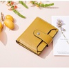 image:imageBOSTANTEN Women Leather Wallet RFID Blocking Bifold Zipper Pocket Wallet Card Case Purse with ID Window1yellow