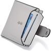 image:imageBOSTANTEN Women Leather Wallet RFID Blocking Bifold Zipper Pocket Wallet Card Case Purse with ID Window2grey