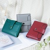image:imageBOSTANTEN Women Leather Wallet RFID Blocking Bifold Zipper Pocket Wallet Card Case Purse with ID Window3Peacock Blue