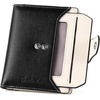image:imageBOSTANTEN Women Leather Wallet RFID Blocking Bifold Zipper Pocket Wallet Card Case Purse with ID WindowBlackBeige