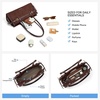 image:imageBOSTANTEN East West Shoulder Bag for Women Suede Designer Purse  Trendy Style Lightweight Smooth Zipper Vintage Look Perfect for Everyday Use and CommutingCoffee