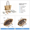 image:imageBOSTANTEN Slouchy Work Tote Bag Lightweight Suede Purse Large HandbagApricot