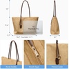 image:imageBOSTANTEN Slouchy Work Tote Bag Lightweight Suede Purse Large HandbagApricot