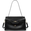 image:imageBOSTANTEN Shoulder Bag for Women Vegan Leather Purse and Handbags  soft slouchy suedemix style roomy capacity detachable adjustable strap for daily work travel shoppingBlackvagan Leather